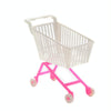 3 PCS Plastic Doll Simulation Trolley Shopping Cart Toy Children Birthday Gift(White)