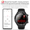 FD02 1.46 inch Color Screen Smart Watch, Support CES Sleep Aid / ECG Detection(Black)