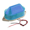 DC24V Led Mini Strobe Signal Warning Light Silent Warning Light(Blue)