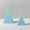 2 x Triangles Combo Kits Geometric Cube Solid Color Photography Photo Background Table Shooting Foam Props (Light Blue)