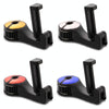 Car Multifunctional Rear Headrest Mobile Phone Hook(Second Generation Silver)
