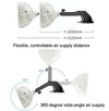 Car Suction Cup Fan Desktop Dormitory Office Kitchen Fan(White)