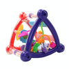 Children Enlightenment Tripod Toys Baby Early Learning Multifunctional Flip Tripod(Purple And Orange)
