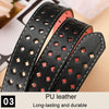 Dandali Ladies Microfiber Bottom Buckle Belt Versatile Jeans Waistband, Length: 105cm(Black)