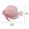 Glow-in-the-Dark Silicone Tropical Fish Ornament - Pink