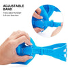 M6113 Adult Diving Goggles Deep Diving Integrated Goggles Mask Anti-fog Diving Glasses, Size:One Size(Blue)