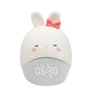 Cartoon Animal LED Smart Alarm Clock Bedside Mini Sleeping Lamp(Son Rabbit)