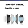 K04 Colorful Car Charger USB Car Negative Ion Air Purifier(Black)