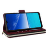 For Samsung Galaxy A13 5G / 4G Nine-card Slots Zipper Wallet Bag Leather Phone Case(Wine Red)