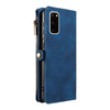 For Samsung Galaxy S20 Fantasy Multifunctional Zipper Wallet Leather Phone Case(Blue)