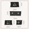 For BMW 1 Series / 3 Series / X1 / X3 Left Driving Car Air Conditioner Panel Switch Button A Key 64119320348-A2