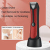 Women Electrical Hair Removal Instrument Shaving Knife Axillary Hair Shaver(Blue)