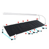 CLS Outdoor Lightweight Folding Bed Camping Simple Leisure Bed(Green)