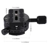 PULUZ Aluminum Alloy 360 Degree Rotation Panorama Ball Head with Quick Release Plate for Camera Tripod Head