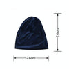 Unisex Autumn and Winter Velvet Hooded Cap Simple Ear Protection Cap, Size:55-60cm(Black)