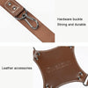 Cwatcun H90 Dual Camera Leather Strap Adjustable Multi-functional Convenient Camera Shoulder Strap, Color: 2.0 Brown