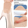 2pcs /Set Felt Tongue Stickers Soft Rebound Self-Adhesive Forefoot Pads, Size: L 8.5x6.5x0.3cm(White)