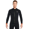DIVE & SAIL 3mm Long Sleeve Thermal Diving Suit Cold Protection Surf Suit, Size: XXL(Men Black)