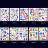 10 PCS Cartoon Fluorescent Glowing Flower Arm Tattoo Sticker(Woyg-018)