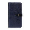 For Alcatel 1 2021 idewei Crocodile Texture Horizontal Flip Leather Case with Holder & Card Slots & Wallet(Dark Blue)