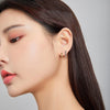 S925 Sterling Silver Smart Snake Ear Studs Women Earrings(Gold)