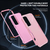 For Samsung Galaxy S25+ 5G TPU + PC Shockproof Protective Phone Case(Pink)