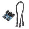 30cm Motherboard 9Pin USB2.0 1 In 4 Extension Cable With Chip Support Multiple Interface For Shared Use