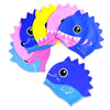 HAIZID Cute Cartoon Waterproof Silicone Children Swimming Cap(Shark Tooth Yellow)