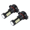 2 PCS H16 10W 650 LM 6000K Car Fog Lights with 42 SMD-2835 LED Lamps, DC 12V (White Light)