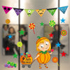 Halloween Decorations PVC Personalized DIY Glass Electrostatic Stickers, Random Style Delivery