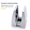 2 PCS Space Aluminum Alloy Desk Screen Clamps Screen Baffle (White)