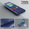 For Samsung Galaxy S25 Ultra 5G Vertical Flip Card Bag Holder Leather Phone Case(Dark Blue)