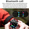 ET482 1.43 inch AMOLED Screen Sports Smart Watch Support Bluetooth Call /  ECG Function(Blue Silicone Band)