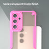 For Samsung Galaxy S24 FE 5G Armor Glaze PC Hybrid TPU Phone Case(Pink)