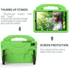 For Samsung Galaxy Tab A8 10.5 2021 X200 / X205 Thumb Bracket EVA Shockproof Tablet Case(Green)