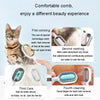 Pet Cats With Water Tank Hair Removal Comb Cleaning Hair Brush, Style: Short Hair (Blue)