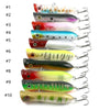 HENGJIA PO032 8cm/12g Simulation Hard Baits Fishing Lures with Hooks Tackle Baits Fit Saltwater and Freshwater (2#)