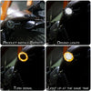 2 PCS PE-ZSD-174 Motorcycle Flashing Rotation Mode LED Two-color Modified Round Turn Signal Light(Yellow + White Light)