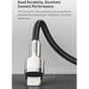 Baseus CATLJK-A02 Cafule Series 20W Type-C / USB-C to 8 Pin PD Metal Charging Data Cable, Length:1m(White)