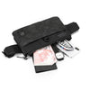 WEPOWER Men Casual Chest Bag Crossbody Bag Waterproof Outdoor Waist Pack(Black)