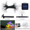 50 LEDs Bubble Ball Outdoor Garden Waterproof Christmas Spring Festival Decoration Solar Lamp String(Colour)