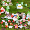 5pcs Christmas Decorations Resin Crafts Gifts Home Decorations Small Ornaments, Style: Red Gift