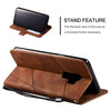 For Samsung Galaxy S9 Plus Skin Feel Splicing Horizontal Flip Leather Case with Holder & Card Slots & Wallet & Photo Frame(Brown)