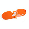 Clip-nose Reading Glasses Portable Reading Mirror No Mirror Leg Glasses, Degree: +300(Red)