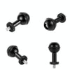Ball Head Adapter Adjustable Screw Fixed Mount  Camera Underwater Diving Photography Lights Bracket(1/4 Inch  Black)