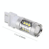 2 PCS T20 / 7440 5W 250LM 6000K Car Auto Turn Light Reversing Lights 16LEDs SMD-2835 Lamps, DC 12V(White Light)