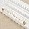 9009-224 Modern Simple Cabinet Door Handle Drawer Wardrobe Zinc Alloy Handle(Gold)