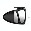 3R-151 3 in 1 Car Rearview Auxiliary Blind Spot Mirror Rear View 146 Front Wheel Mirror for Left Side