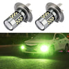 1 Pair H7 12V 7W Continuous Car LED Fog Light(Lime Light)