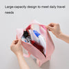 PVC Transparent Waterproof Portable Cosmetic Bag, Size: S (White)